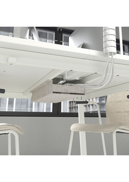 Çalışma Masası Iskeleti, Beyaz, 140X108X73 cm fiyatları