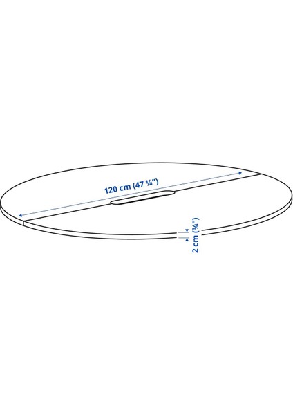 Masa Tablası, Beyaz, 120 cm modelleri