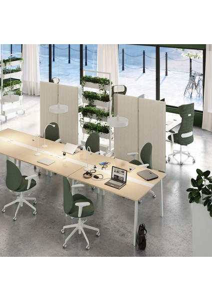 Çalışma Masası, Huş Kaplama-Beyaz, 140X108X75 cm fiyatları