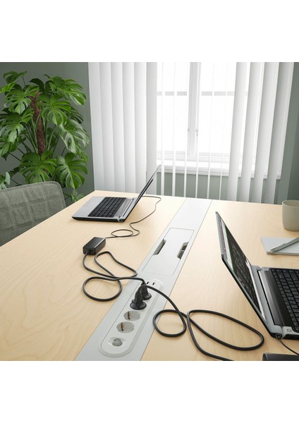 Çalışma Masası, Huş Kaplama-Beyaz, 140X108X75 cm fırsatları