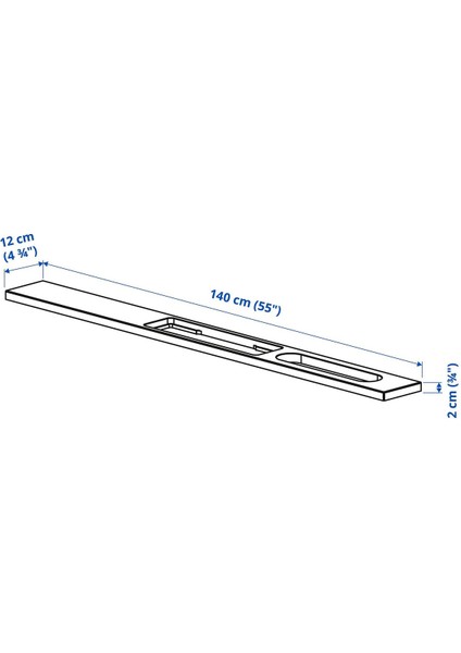Çalışma Masası Ek Ünite, Beyaz, 140X12 cm modelleri
