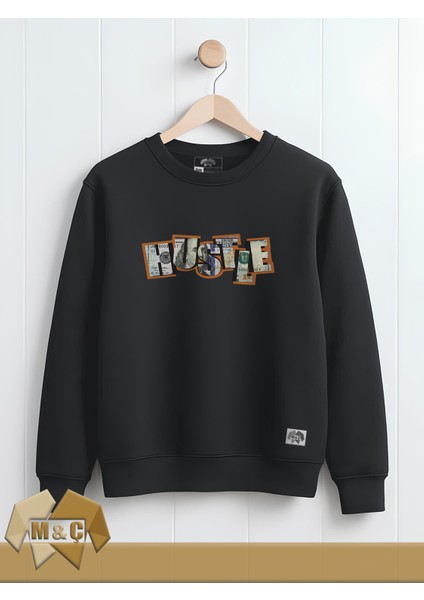 M.ç Premium Original Erkek Sweatshirt Uzun Kollu Mevsimlik Baskılı Özel Tasarım Hustle Dtf Baskılı Hodie