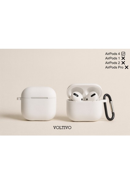 Airpods 4. Nesil Uyumlu Renkli Kir Tutmaz Silikon Kancalı Kılıf fiyatları