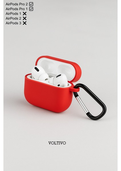 Airpods Pro 1. Nesil ve Pro 2. Nesil Uyumlu Renkli Kir Tutmaz Silikon Kancalı Kılıf modelleri