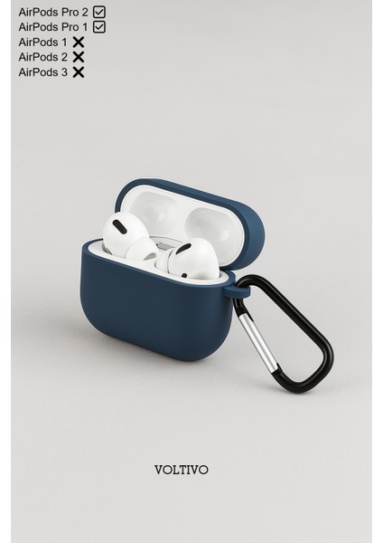 Airpods Pro 1. Nesil ve Pro 2. Nesil Uyumlu Renkli Kir Tutmaz Silikon Kancalı Kılıf modelleri