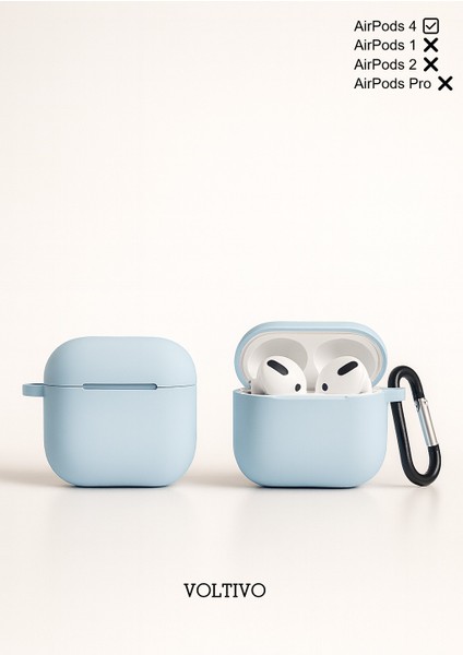 Airpods 4. Nesil Uyumlu Renkli Kir Tutmaz Silikon Kancalı Kılıf fiyatları