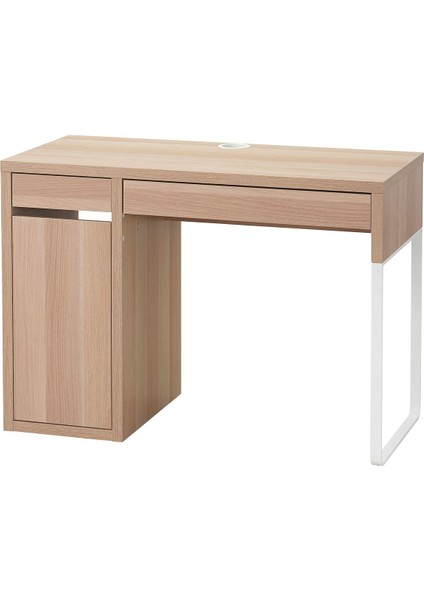 Çalışma Masası, Ağartılmış Meşe Görünümlü, 105X50 cm