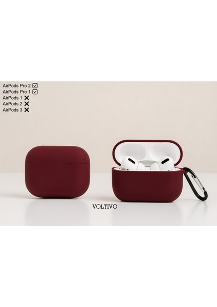 Airpods Pro 1. Nesil ve Pro 2. Nesil Uyumlu Renkli Kir Tutmaz Silikon Kancalı Kılıf fiyatları