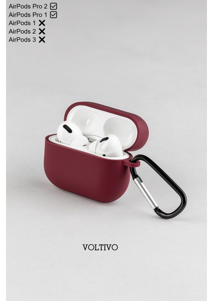 Airpods Pro 1. Nesil ve Pro 2. Nesil Uyumlu Renkli Kir Tutmaz Silikon Kancalı Kılıf modelleri