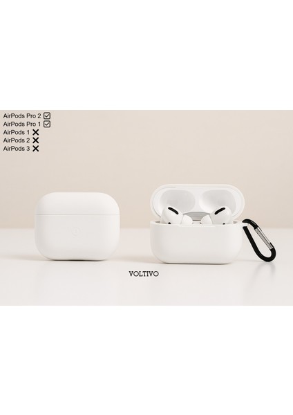 Airpods Pro 1. Nesil ve Pro 2. Nesil Uyumlu Renkli Kir Tutmaz Silikon Kancalı Kılıf fiyatları