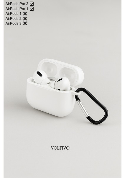 Airpods Pro 1. Nesil ve Pro 2. Nesil Uyumlu Renkli Kir Tutmaz Silikon Kancalı Kılıf modelleri
