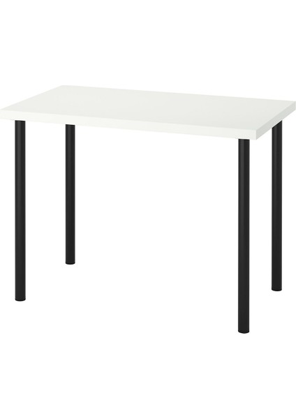 Çalışma Masası, Beyaz-Siyah, 100X60 cm