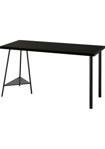 Çalışma Masası, Venge-Siyah, 140X60 cm