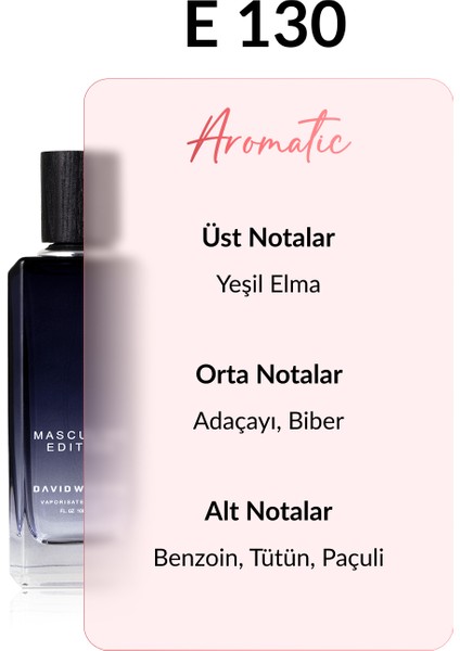 E130 Star Mod 100 ml Erkek Parfüm | Aromatic fiyatları