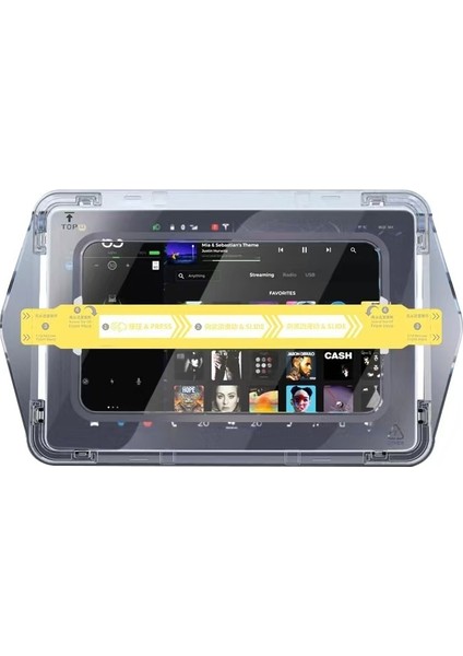 Byd 15.6" Araç Multimedya Ekran Koruyucu Uygulama Aparatlı Premium Temperli Cam Ekran Koruyucu fiyatları