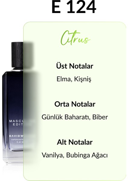 E124 Lowrenc 100 ml Erkek Parfüm | Citrus fiyatları