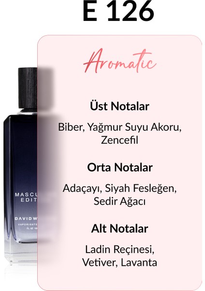 E126 Inten 100 ml Erkek Parfüm | Aromatic fiyatları