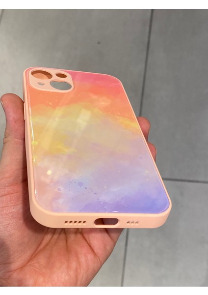 Iphone 13 ve 14 Uyumlu Granit Desenli Renkli Sert Silikon Kılıf fiyatları