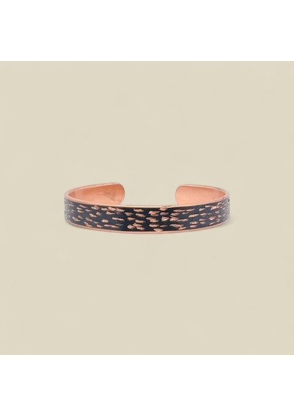 Bakır Tasarım Sade Bileklik