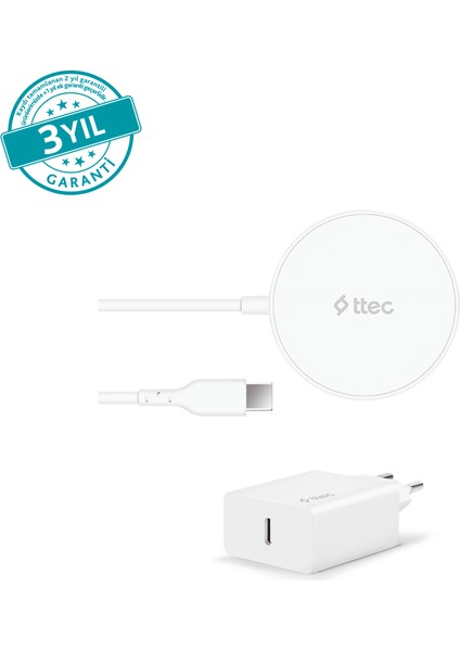 Aircharger M+ Magsafe Uyumlu Kablosuz Hızlı Şarj Aleti + Pd fiyatları