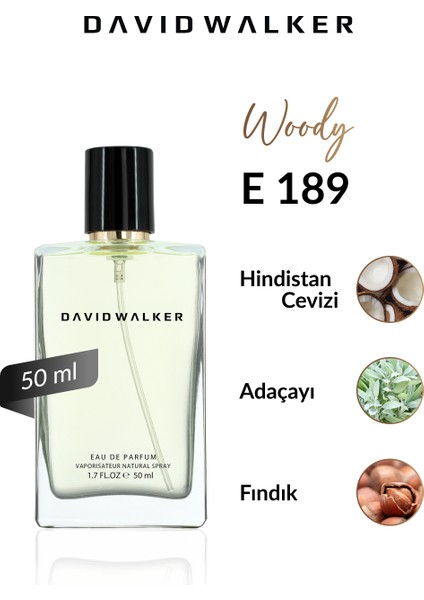 E189 Nite 50 ml Erkek Parfüm | Woody