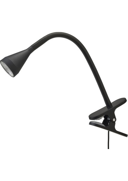 Mandallı Spot Lamba, Siyah