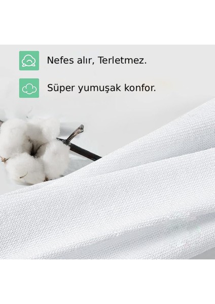 12 Çift Pamuklu Kadın Kısa Patik Çorap Beyaz fırsatları