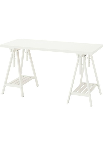 Çalışma Masası, Beyaz, 140X60 cm