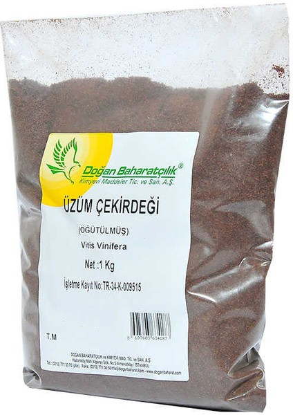 Üzüm Çekirdeği Öğütülmüş Doğal 1000 gr Paket fiyatları