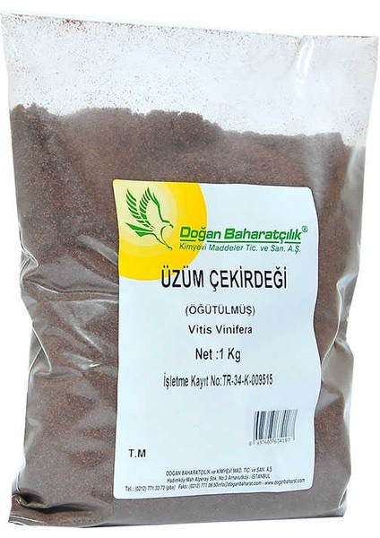Üzüm Çekirdeği Öğütülmüş Doğal 1000 gr Paket modelleri