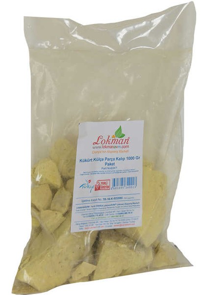 Kükürt Külçe Parça Kalıp 1000 gr Paket