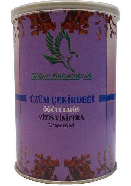 Üzüm Çekirdeği Öğütülmüş Doğal 150 gr Teneke Kutu