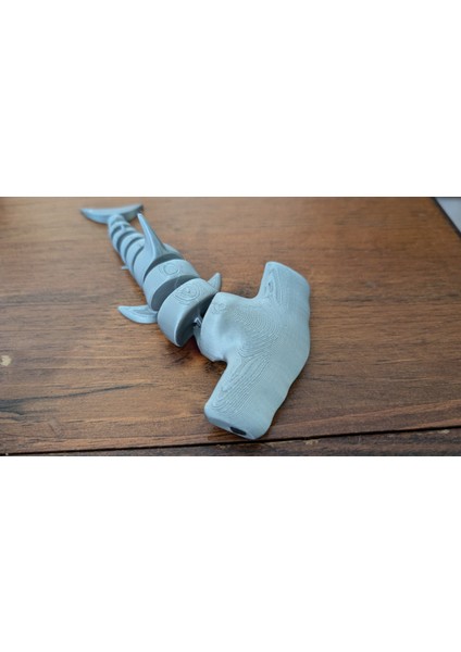 13MC Oyuncak Doğal Malzeme Pla Çekiç Kafa Köpek Balığı