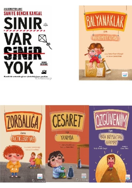 sınır var sinir yok-özgüvenim tam-balyanaklar ıçin mahremiyet-saniye bencik 5 kitap ( kargo)