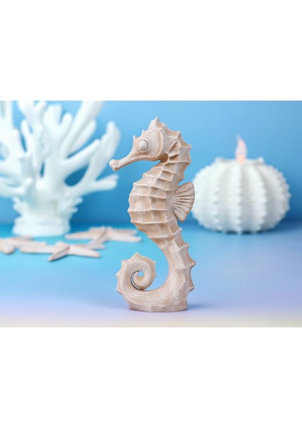 Denizatı Oyuncak Doğal Petg Malzeme 14 cm Bej Renk