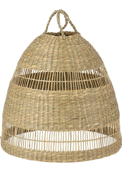 Sarkıt Lamba Abajur Başlığı, Deniz Sazı, 36 cm