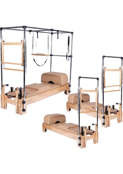 Reformer Studyo Paket (1 Combo Cadillac Plus+ , 2 Tower Reformer Plus+ )