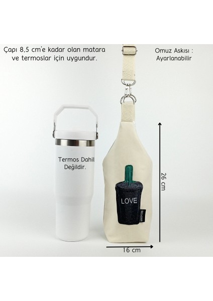 El Yapımı U Model Love Termos Kılıfı Iceflow 0,89 fiyatları