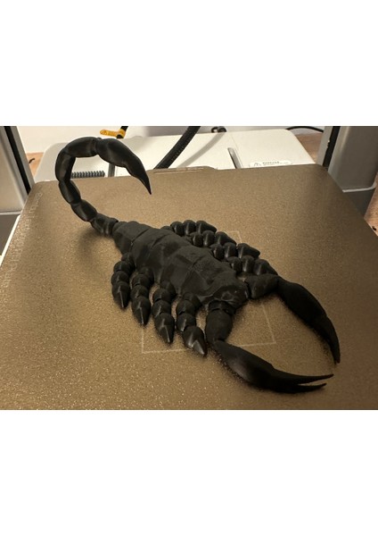 Akrep Figur Oyuncak Siyah Renk 14CM