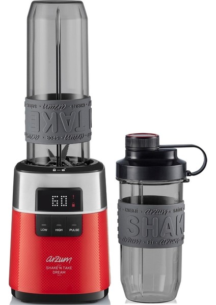 Kişisel Smoothie Blender, 500 W, Shake'n Take Dream, Kırmızı, Pratik ve Şık Tasarım fiyatları