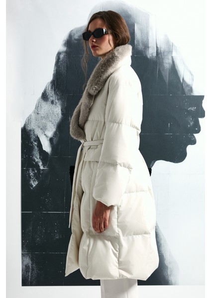 Hermes Kaz Tüyü Kadın Mont Siyah indirimleri