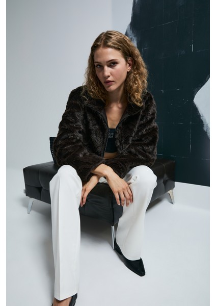 Protect Kadın Ceket Kahverengi