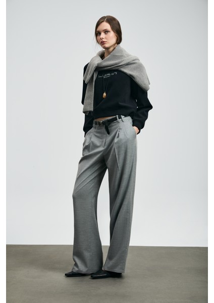 Beggy Kadın Örme Sweatshırt Siyah fiyatları