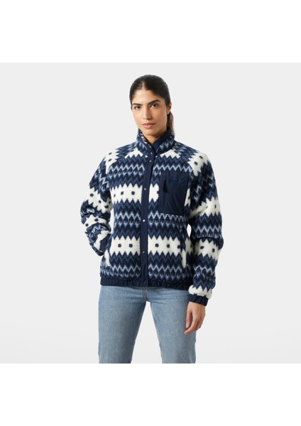 W Imperıal Prınted Pıle Snap Mont HHA.63373_HHA.597