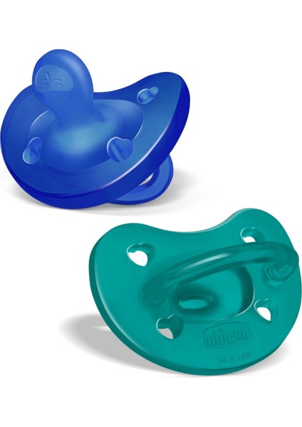 Chicco Physioforma Soft 2'li Silikon Emzik 16-36 Ay Erkek