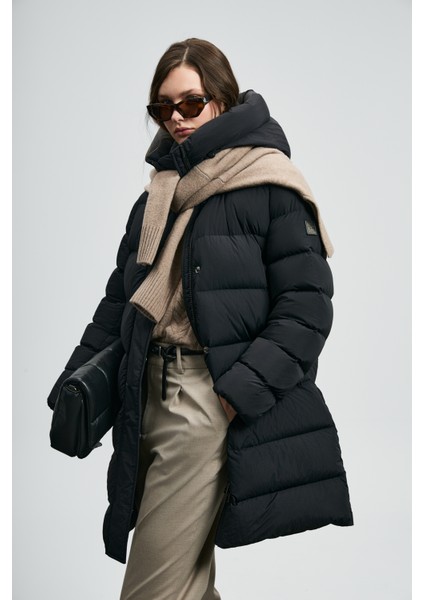 Olıvıa Kaz Tüyü Kadın Mont Siyah modelleri