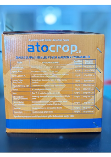 Atocrop Deniz Yosunu 5 kg | Organik Kökenli Bitki Gelişim Düzenleyici Gübre fiyatları