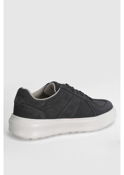 Jaques Erkek Deri Sneaker Ayakkabı Koyu Gri modelleri