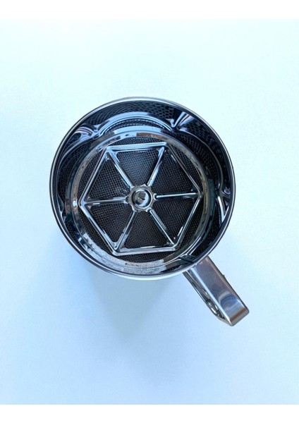 Büyük Boy Un Eleği Kakao Nişasta Şeker Pratik Dağıtıcı Elek Paslanmaz Çelik modelleri