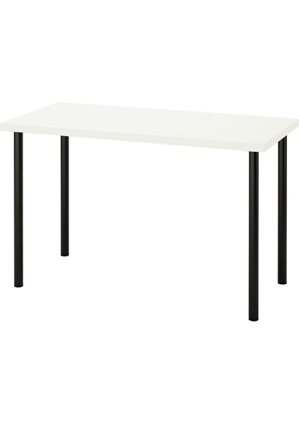 Çalışma Masası, Beyaz-Siyah, 120X60 cm